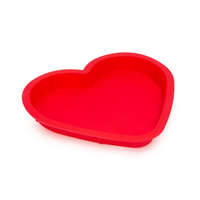 Family Szilikon szív alakú sütőforma - piros 245 x 225 x 35 mm