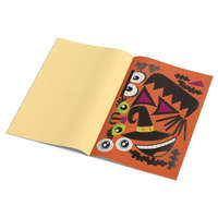 Family Collection Halloween-i papír matrica szett - tök arcok - 66 db / csomag