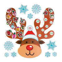 Family Karácsonyi öntapadós falmatrica - adventi kalendárium