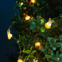 Family LED fényfüzér - nyuszi és répa - 2 m - 20 LED - 2 x AA