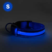 Yummie LED-es nyakörv - akkumulátoros - S méret - kék