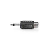 Nedis Mono audio adapter | 3.5 mm Dugasz | RCA Aljzat | Nikkelezett | Egyenes | ABS | Fekete | 10 db | Műanyag Zacskó