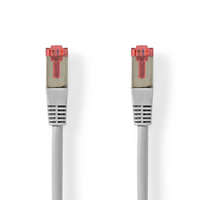 Nedis CAT6 hálózati kábel | RJ45 Dugasz | RJ45 Dugasz | SF/UTP | 0.50 m | Kerek | PVC | Szürke | Label