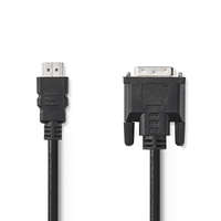 Nedis HDMI™ kábel | HDMI™ Csatlakozó | DVI-D 24+1-Érintkezős Dugasz | 1080p | Nikkelezett | 5.00 m | Egyenes | PVC | Fekete | Műanyag Zacskó