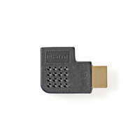 Nedis HDMI™ adapter | HDMI™ Csatlakozó | HDMI™ Aljzat | Aranyozott | Bal Könyök | ABS | Fekete | 1 db | Boríték