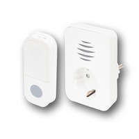 Somogyi Elektronic Home DBA1101AC vezeték nélküli csengő, elemes nyomógomb, max 150m hatótáv, 38 dallam, IP44 nyomógomb