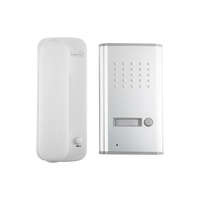 Somogyi Elektronic Home DP 02 vezetékes kaputelefon szett, kétvezetékes rendszer, kiváló hangátvitel, falba süllyeszthető fém külső egység, kapunyitó elektronika