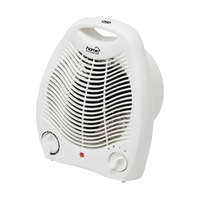 HOME Home FK 1 hordozható elektromos ventilátoros fűtőtest, 1000W/2000W, fehér