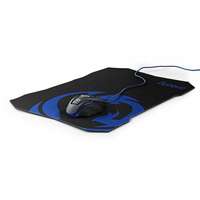 Nedis Gaming Mouse & Mouse Pad Set | Vezetékes | DPI: 800 / 1200 / 1600 / 2400 dpi | Állítható DPI | Gombok száma: 6 | Jobbkezes | 1.80 m | Világítás Nélkül
