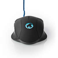 Nedis Gaming Mouse | Vezetékes | DPI: 800 / 1200 / 1600 dpi | Igen | Gombok száma: 6 | Nem | Jobbkezes | 1.50 m | LED