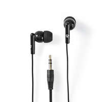 Nedis Vezetékes fülhallgató 3.5 mm | Kábel hossz: 1.20 m | Hangerő szabályozás | Fekete