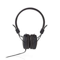 Nedis On-Ear vezetékes fejhallgató | 3.5 mm | Kábel hossz: 1.20 m | Fekete