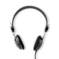 Nedis On-Ear vezetékes fejhallgató | 3.5 mm | Kábel hossz: 1.10 m | Fekete