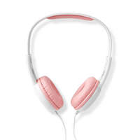 Nedis On-Ear vezetékes fejhallgató | 3.5 mm | Kábel hossz: 1.20 m | 82 dB | Rózsaszín