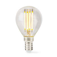 Nedis LED lámpa Izzó E14 | G45 | 4.5 W | 470 lm | 2700 K | Állítható fényerõ | Meleg Fehér | Retro Stílus | 1 db | Egyértelmű
