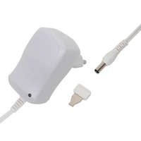 Somogyi Elektronic Home MW MA06/G+ hálózati adapter, 600 mA áramfelvételig, ideális 3-12 V-os készülékekhez, szabályozható feszültség, LED visszajelző, fix csatlakozó