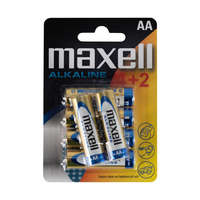Somogyi Elektronic Maxell LR6 4+2 AA elem, alkáli, ceruza, 1,5V, 6 db/csomag