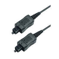 Somogyi Elektronic OPK 2/1,5 optikai kábel, 2 Toslink dugó, porvédő sapka, 1,5m