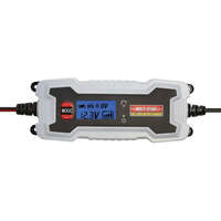 Sal SAL SMC 38 smart akkumulátortöltő, 6 - 12 V, 1,2 - 120 Ah, 0,8 - 3,8 A, smart töltőprogram, feszültségmérő LCD