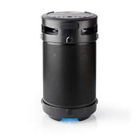 Nedis Akkumulátoros party boombox, Bluetooth, 150W, 3,5 óra, 4400 mAh, USB, AUX 6,35 mikrofon bemenet NEDIS SPBB350BK