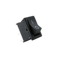  Home ST 1/BK mini billenőkapcsoló, 1 áramkör - 2 állás, 250 V, 3 A, fekete