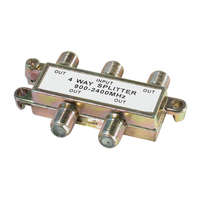 Somogyi Elektronic Home TSP 1913 F elosztó, 900-2400 MHz, 4 utas, 1 bemenet, 4 kimenet