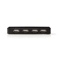 Nedis USB hub | USB-A Dugasz | USB-A Aljzat | 7-Port port(s) | USB 2.0 | Hálózati Áramellátás / USB-áramellátású | 7x USB