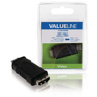Valueline Nagy Sebességű HDMI Adapter Ethernettel HDMI Mini Dugasz - HDMI Aljzat Fekete