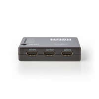 Nedis HDMI ™ Switch | 5-Port port(s) | 5x HDMI™ Bemenet | 1x HDMI™ Kimenet | 1080p | 3.4 Gbps | ABS | Fekete