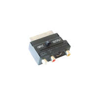 Somogyi Elektronic Videó átalakító, 21 pólusó SCART dugó-3xRCA aljza+SVHS aljzat