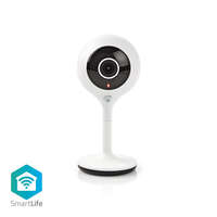 Nedis SmartLife beltéri kamera | Wi-Fi | Full HD 1080p | Felhőalapú Tárolás (opcionális) / microSD (nem tartozék) | Éjjellátó | Android™ / IOS | Fehér