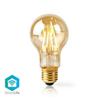 Nedis SmartLife LED izzó | Wi-Fi | E27 | 500 lm | 5 W | Meleg Fehér | 2200 K | Üveg | Android™ / IOS | A60 | 1 db
