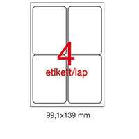  Etikett A2422 99,1x139mm 100ív kerekített sarkú Apli