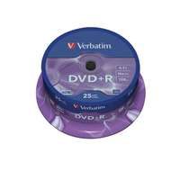  DVD+R Verbatim 4,7GB 16x 25db/henger 43500