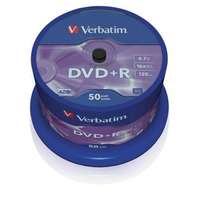  DVD+R Verbatim 4,7GB 16x 50db/henger 43550