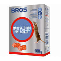  Bros rágcsálóirtó paraffinos blokk mini brikett 100 g B054