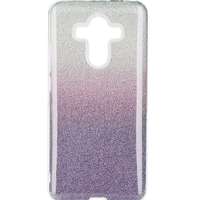 Samsung Galaxy A60 SM-A606F, Szilikon tok, csillogó, Forcell Shining, lila/ezüst