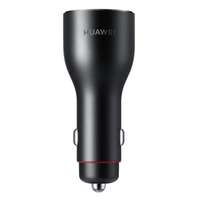 Autós töltő, Szivargyújtós töltő, 22.5W, 2 x USB aljzat, gyorstöltés, Huawei CP36, fekete, gyári