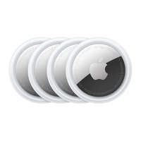 Apple AirTag nyomkövető, Bluetooth, NFC, gyorsulásmérő, vízálló, Apple, fehér, gyári, 4 db / csomag