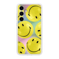 Samsung Galaxy S24 SM-S921, Műanyag hátlap védőtok, cserélhető hátlap, Flip Suit, sárga, gyári