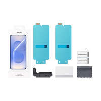 Samsung Galaxy S25 Plus SM-S936, Kijelzővédő fólia (az íves részre nem hajlik rá!), Clear Prémium, gyári, 2 db / csomag