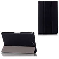 Sony Xperia Z3 Tablet Compact, mappa tok, Trifold, fekete