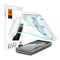 Spigen Samsung Galaxy Z Fold6 SM-F956B, Kijelzővédő fólia, ütésálló fólia az íves részre nem hajlik rá!), Tempered Glass (edzett üveg), tükröződésmentes, Előlapi kijelzőre, Spigen Ez Fit Anti-Reflection, Clear, 2 db / csomag