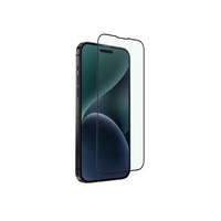 UNIQ Apple iPhone 15 Pro, Kijelzővédő fólia, ütésálló fólia (az íves részre is!), Tempered Glass (edzett üveg), Anti Blue Ray, Uniq Optix VisionCare, fekete