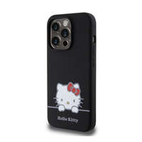 Hello Kitty Hello Kitty Liquid Silicone Daydreaming Logo Apple Iphone 15 Pro hátlap tok, fekete