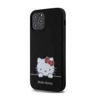 Hello Kitty Hello Kitty Liquid Silicone Daydreaming Logo Apple Iphone 12/12 Pro hátlap tok, fekete