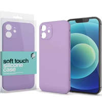 Apple iPhone 13, Szilikon tok, Xprotector Soft Touch Slim, lila