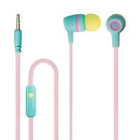 Forever JSE-200 Headset- pink-zöld stereo headset