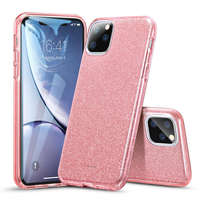 iPhone 11 PRO Telefontok - ESR MakeUp Glitter rose gold szilikon hátlap tok