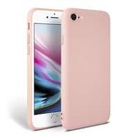 iPhone Telefontok iPhone 7 / 8 / SE 2020 - matt púder pink szilikon tok